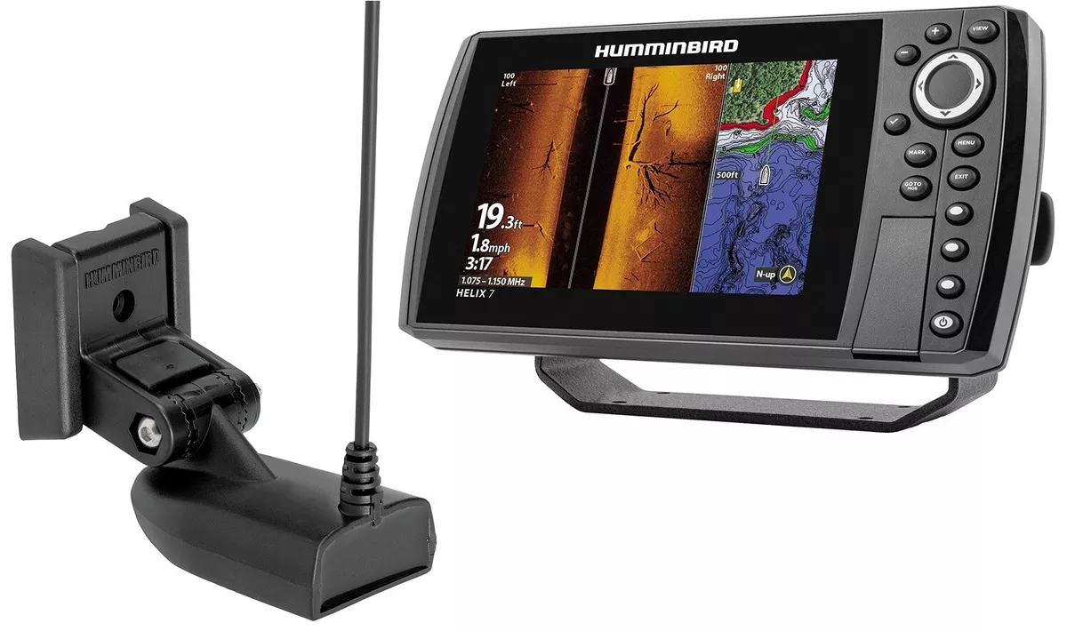 Humminbird HELIX 7 CHIRP MEGA SI GPS G4N Bluetooth Fishfinder with  Transducer