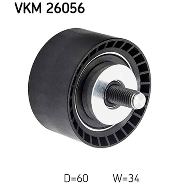 SKF Umlenk-/FüHrungsrolle, Zahnriemen VKM 26056-image
