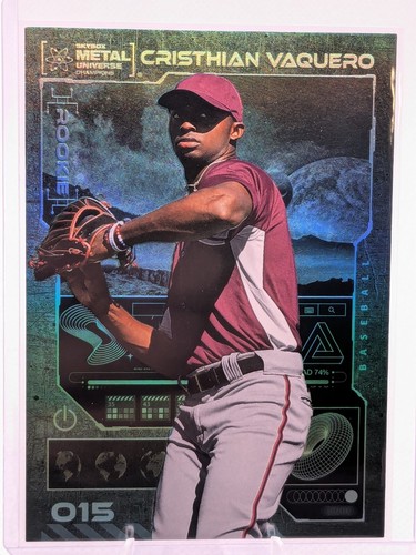 Skybox Metal Universe #15 Cristhian Vaquero Washington Nationals 2023