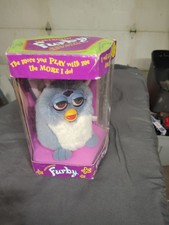 Vintage 1998 Tiger Electronics Furby Gray White Elephant Sealed NIB
