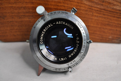 Commercial Astragon 180mm f6.3 Large Format Lens + Shutter