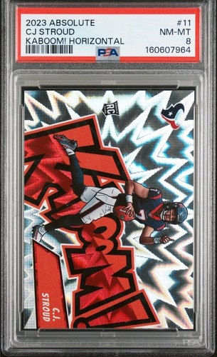 C. J. Stroud #11 2023 Panini Absolute Kaboom Horizontal card