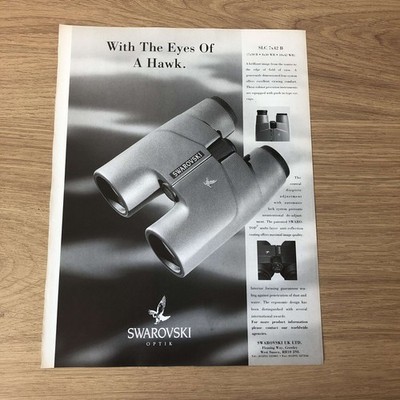 GUNS102 MAGAZIN WERBUNG 12X9 SWAROVSKI OPTIK SLC 7X42B FERNGLAS