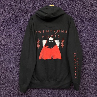 Twenty One Pilots Blurryface Album Rock Hoodie Size Extra Large