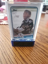 1988 Topps - #327 Bo Jackson (RC) Autographed /1988