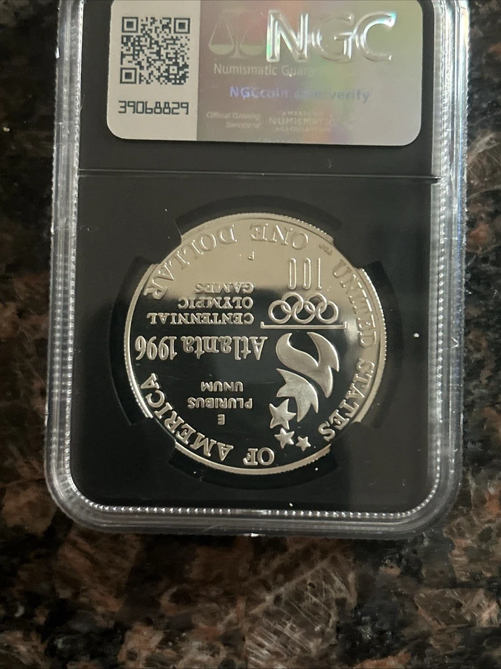1996-P Gem Proof Paralympics Silver Don’t Tread On Me NGC Certified 1oz silver - Image 3 of 4