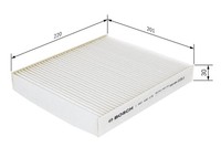 Bosch 1 987 432 075 Filter, Innenraumluft FüR Lexus Passend FüR Nissan