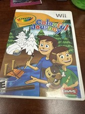 Crayola Colorful Journey (Nintendo Wii, 2009) With Manual!