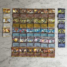 LOTTO GORMITI - SERIE TITANIUM - 37 CARTE DESCRITTIVE - SERIE QUASI COMPLETA