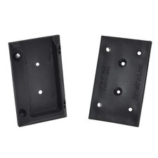 Myard PNP111902 40PCs Black Anti-UV Solid Deck Railing Connectors for 2x4 (Ac...