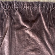 Velvet Curtains Cotton Vintage Chocolate Brown 85-106” W x 86” L Lined