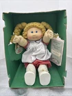 Cabbage Patch Kids 1985 Blonde Hair Blue Eyes VINTAGE Blue Signature