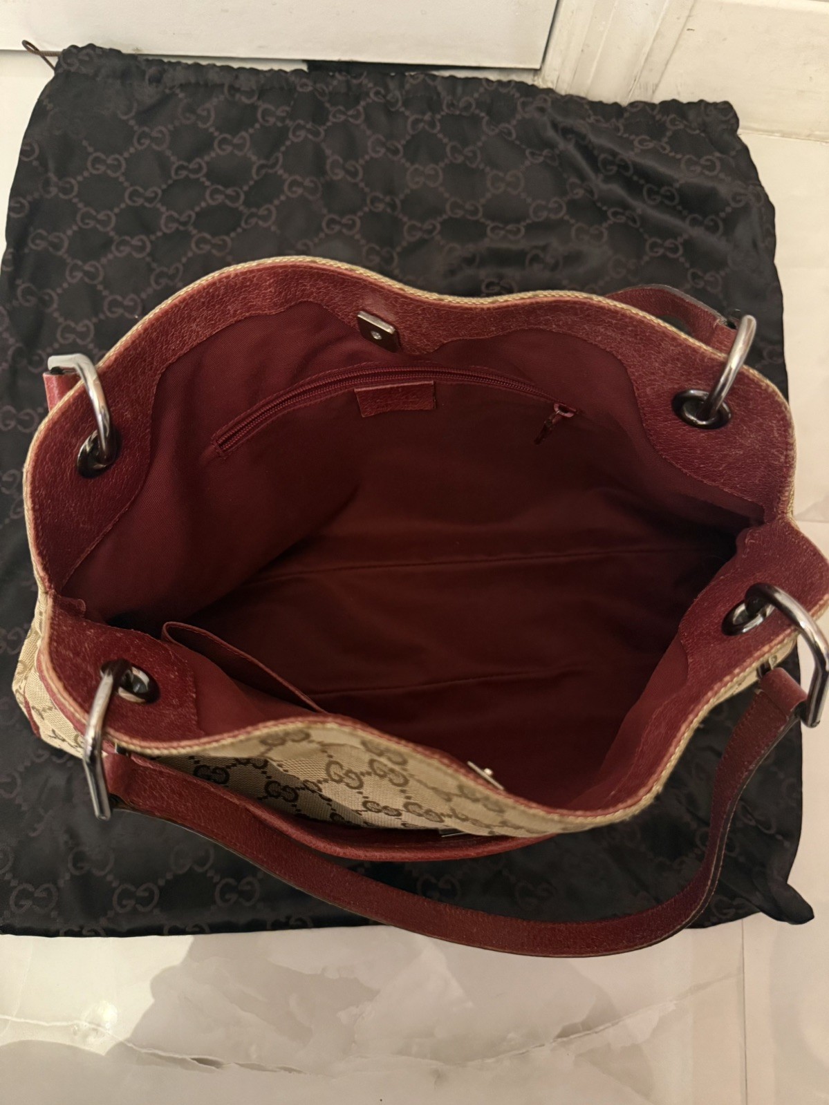 Authentic Vintage Gucci Eclipse Shoulder Bag - image 4