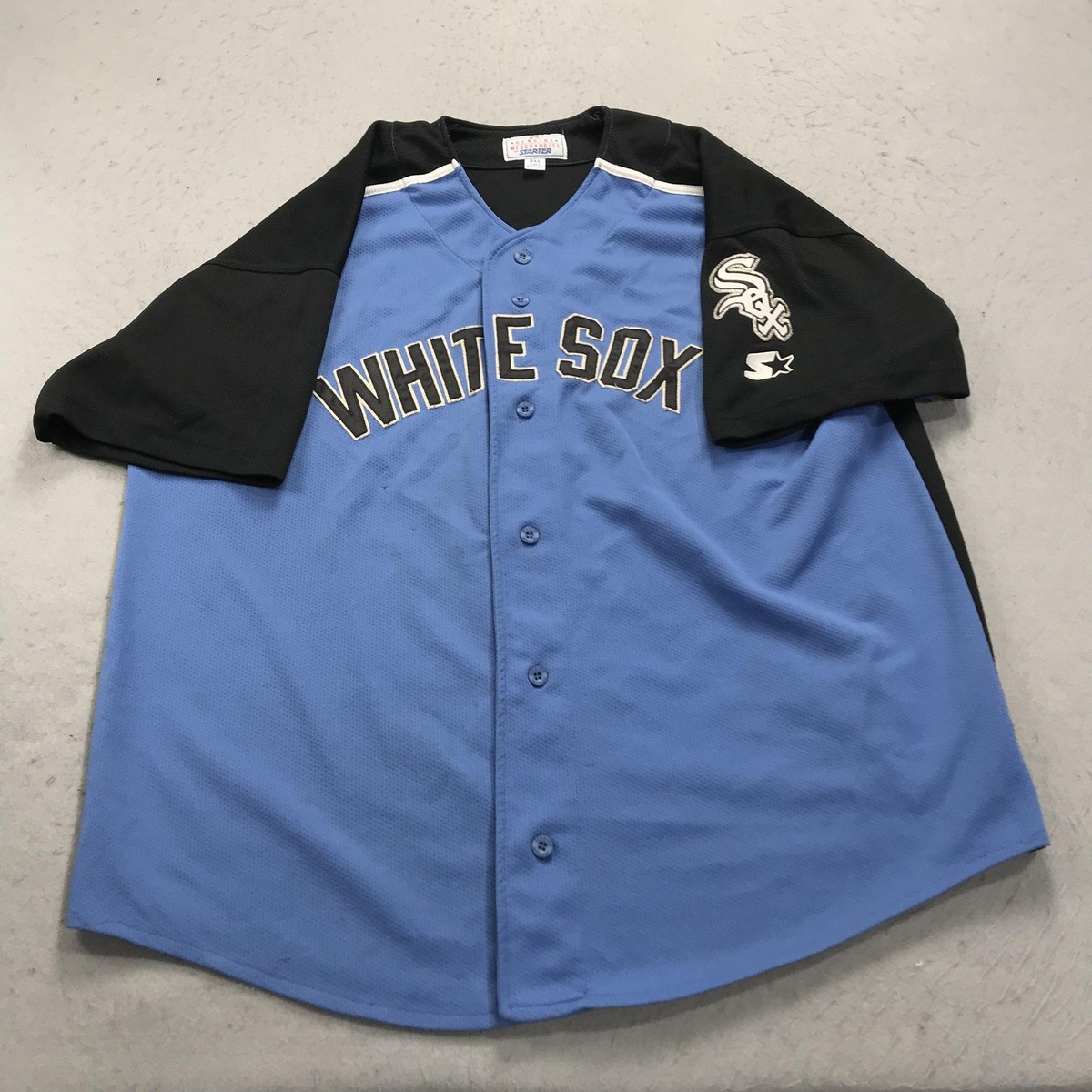 VINTAGE Chicago White Sox Jersey Mens 3XL Blue MLB Baseball