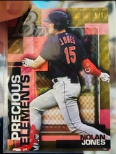 2020 Bowman Platinum Precious Elements Foilfractor Nolan Jones 1/1