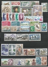 FRANCE 1969 Année Complète 41 Timbres neufs ★★ luxe n° 1582 au n°1620 + PA n°43