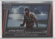 2020 Topps Star Wars Masterwork Rainbow Foil /299 Crash Landing on Dagobah y8h