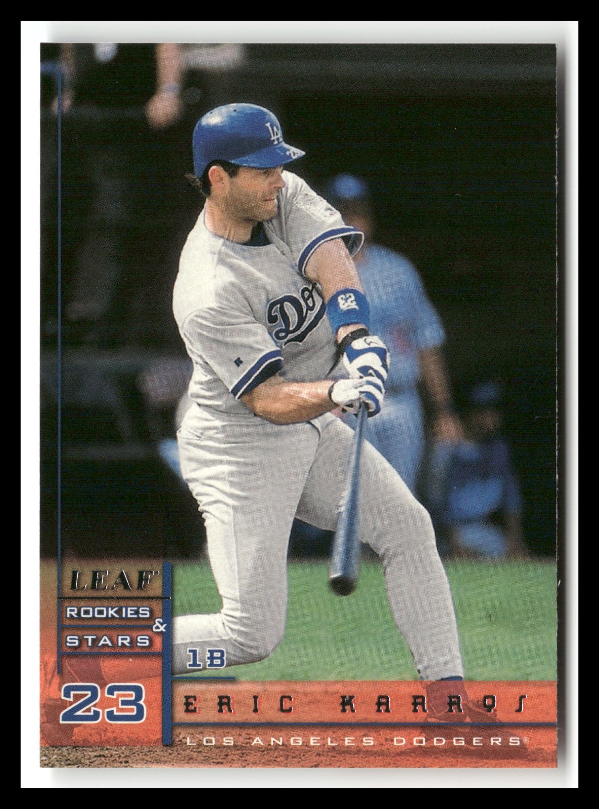 1998 Leaf Rookies and Stars #70 Eric Karros ~ Los Angeles Dodgers