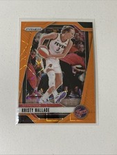 2024 Panini Prizm WNBA Kristy Wallace #133 Orange Velocity Prizm