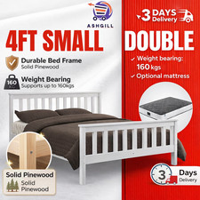 Kiefernholz Bettrahmen mit Matratzenoption Holzbettrahmen alle Größen Schlafzimmer Set