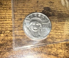 A 2004 $50 PLATINUM EAGLE STATUE OF LIBERTY BU - 1/2 Ounce Beautiful Investment!