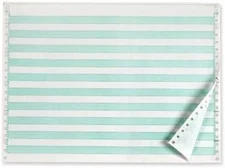 Continuous Computer Paper, 14 7/8 X 11, 1-Part, 92 Bright, 20 Lb, 1/2" Green Bar