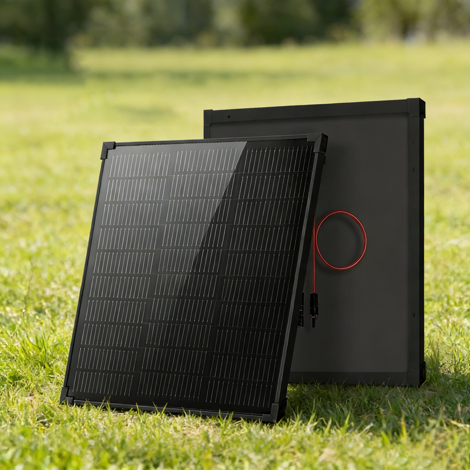 50W Watt 12V Mono N-Type Solar Panel Home RV Off Grid Batter