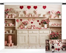 Sweet Kitchen Birthday Backdrop 10x8ft Children Party Photo Studio Props