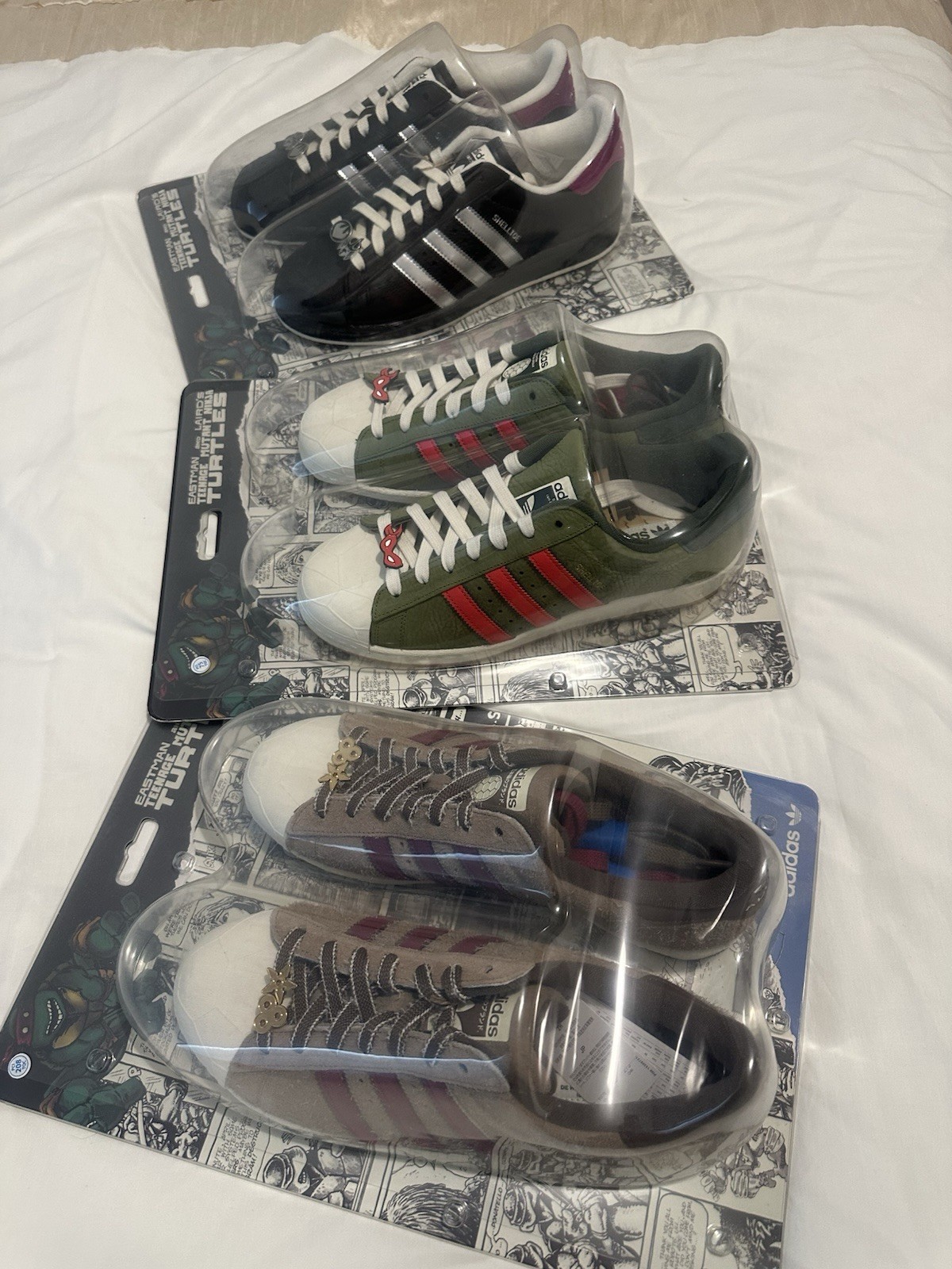 Rare Adidas Teenage Mutant Ninja Turtles 🥷 Shredder Edition UK10 Shelltoe Black image 4