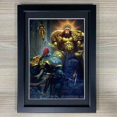 STORMCAST ETERNALS THRONE FRAMED ART SIGMAR CELESTIAL VINDICATORS WARHAMMER AOS
