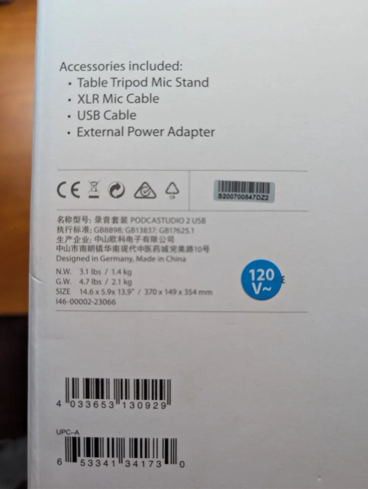 Behringer PODCASTUDIO 2 USB Bundle - Podcasting Bundle - Image 2 of 3