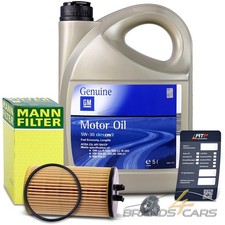 MANN-FILTER ÖLFILTER +5l MOTORÖL FÜR OPEL ASTRA G H J 1.2 1.4 1.6 1.8