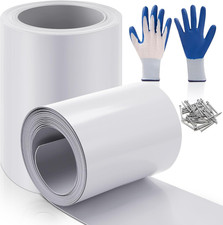 2 Rolls Aluminum Flashing Roll 8 Inch X 25 Ft, 0.5 Mm Thickness Roof Flashing Me