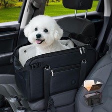 18lbs Dog Car Seat Width 9in For Small Dog Large Center Console With Remov... 18lbs Dog Car Seat Width 9in For Small Dog Large Center Console With Remov...