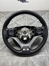 2012-2015 Honda Civic Si Steering Wheel Assembly Black Wred Stitching Oem 2012-2015 Honda Civic Si Steering Wheel Assembly Black Wred Stitching Oem