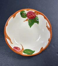 Franciscan Apple Dinnerware Berry / Dessert Bowls 5 1/4" Scalloped USA