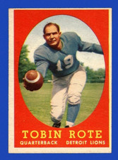 1958 Topps # 94 Tobin Rote EX-EXMINT