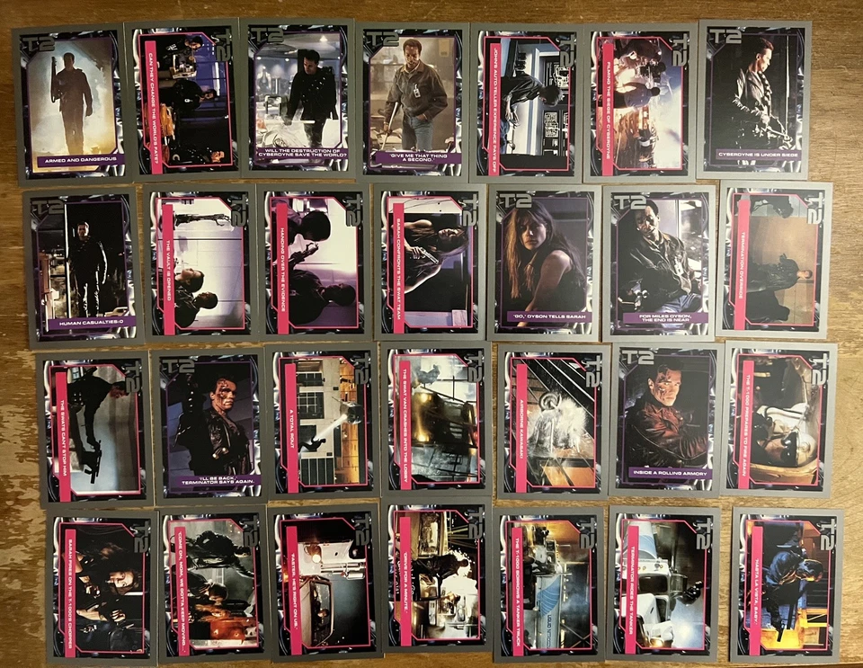 Terminator 2 1991 Impel Lote Juego Parcial (110/140) más Tarjetas Mercancías y Extras Foto 4 de 4