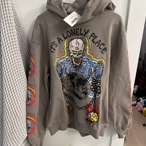 Sweat à Capuche Kanye West X XXXtentacion – Marron – Taille XL – état Correct