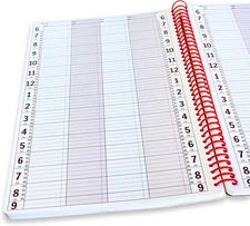 Notebook Planner, 4 Column Appointment Book – Large 8.5" X 13.5" Undated 2025 Pl