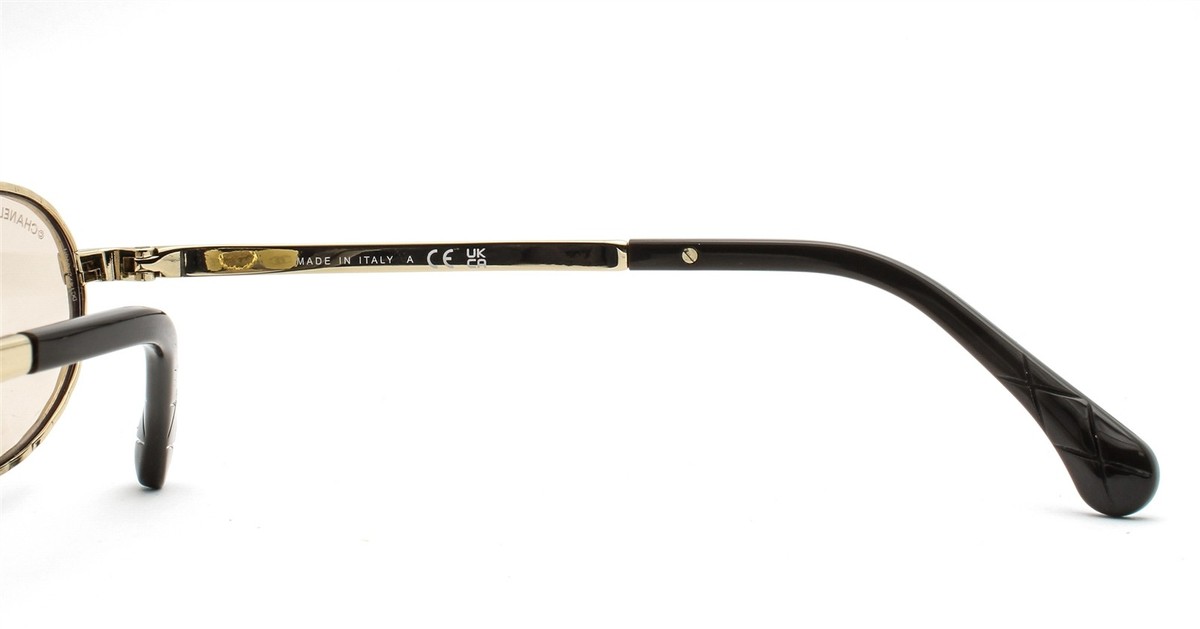 Chanel Sunglasses Blue Light Filter Glasses Pale Gold  display picture 2