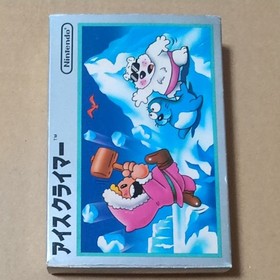 Famicom Ice Climber Nintendo Japan Game Box Manual Tested Vintage from JP