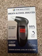 Breath Alcohol Analyzer- Digital Home Rapid Test for Alcohol, Breathalyzer