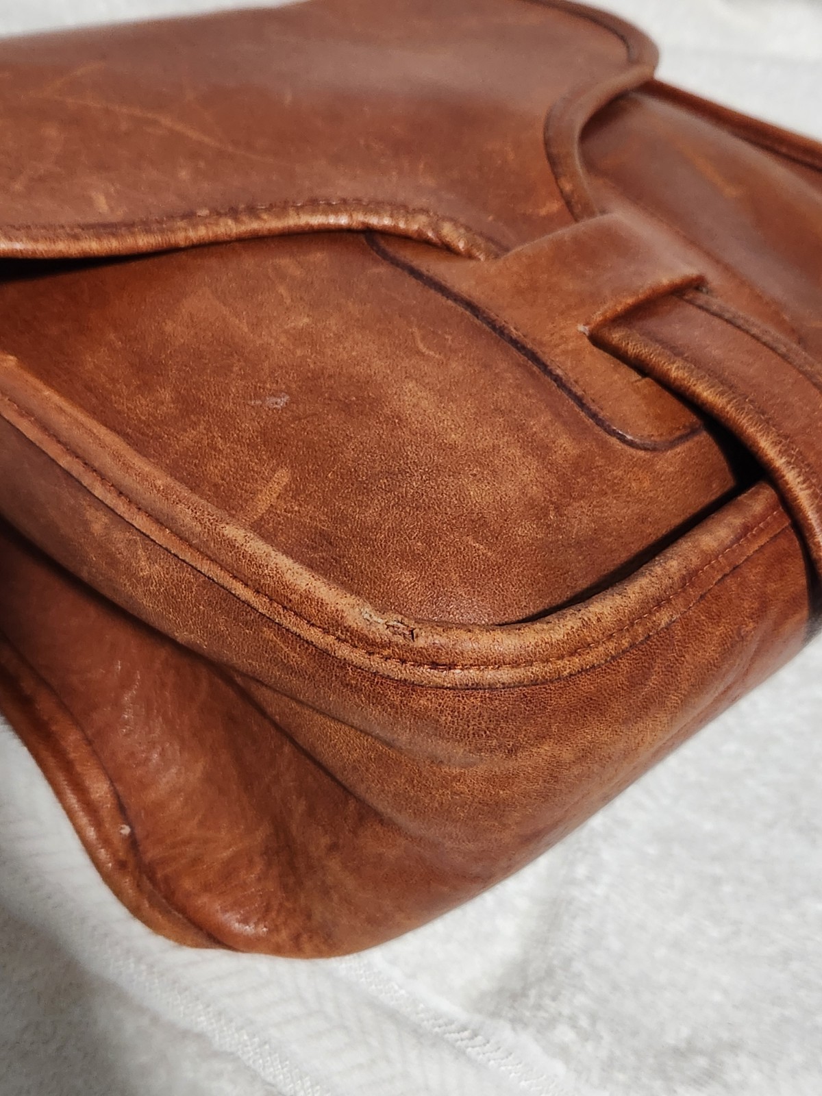 COACH COURIER  EXTREMELY RARE  Vintage Handbag Brown Leather  Collectors image 2