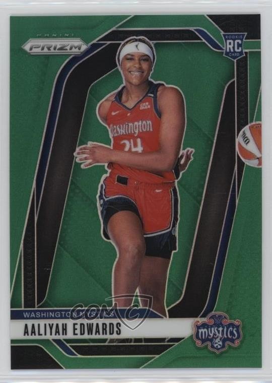 2024 Panini Prizm WNBA Green Prizm Aaliyah Edwards #142 11ba