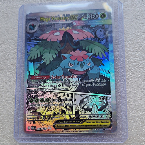 Nintendo Pokemon TCG Mega Venusaur EX 155/132 Evolutions Holo Full Art HP 230