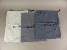 Hogan 3 x Staubbeutel Textil mit Zugband für Schuhe oder Taschen 30 x 38 cm (WM)