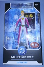 McFARLANE DC MULTIVERSE SATURN GIRL RED PLATINUM LABEL 7  FIGURE 2026 NEW SEALED