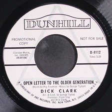 DICK CLARK: open letter to the older generation DUNHILL 7