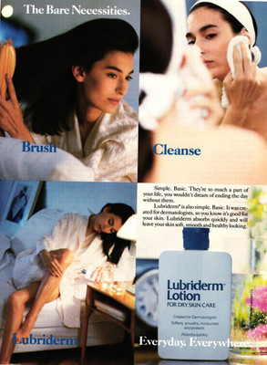 80s Print Ad Lubriderm Lotion The Bare Necessities Created 4 Dermatologists 626